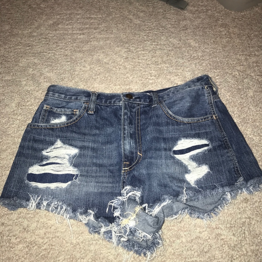 Hollister jean shorts
